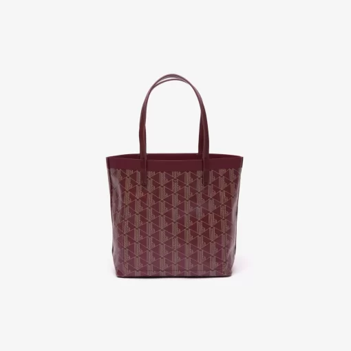 Lacoste Bags-Zely Coated Canvas Monogram Small Tote