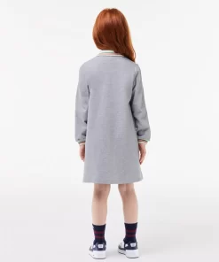 Lacoste Girl Clothing-Zipped Bouclette Pique Polo Dress