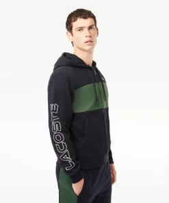 Lacoste Sweatshirts-Zipped Colourblock Jogger Hoodie