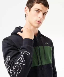 Lacoste Sweatshirts-Zipped Colourblock Jogger Hoodie