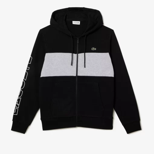 Lacoste Sweatshirts-Zipped Colourblock Jogger Hoodie