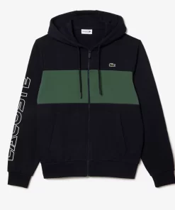 Lacoste Sweatshirts-Zipped Colourblock Jogger Hoodie