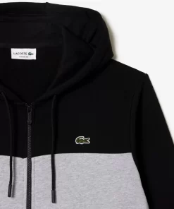 Lacoste Sweatshirts-Zipped Colourblock Jogger Hoodie