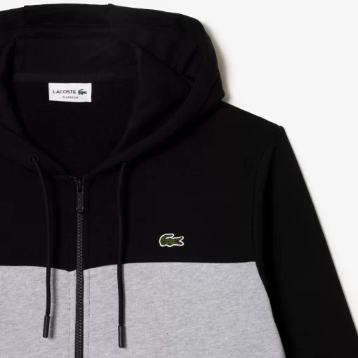 Lacoste Sweatshirts-Zipped Colourblock Jogger Hoodie