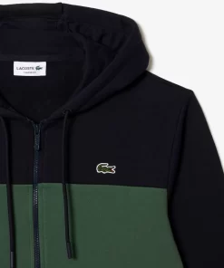 Lacoste Sweatshirts-Zipped Colourblock Jogger Hoodie