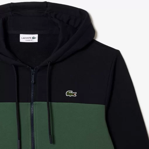 Lacoste Sweatshirts-Zipped Colourblock Jogger Hoodie