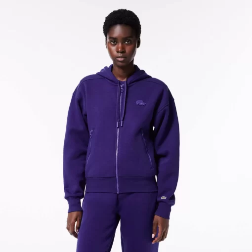 Lacoste Sweatshirts-Zipped Cotton Jogger Sweatshirt