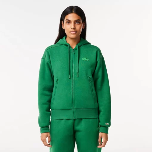 Lacoste Sweatshirts-Zipped Cotton Jogger Sweatshirt