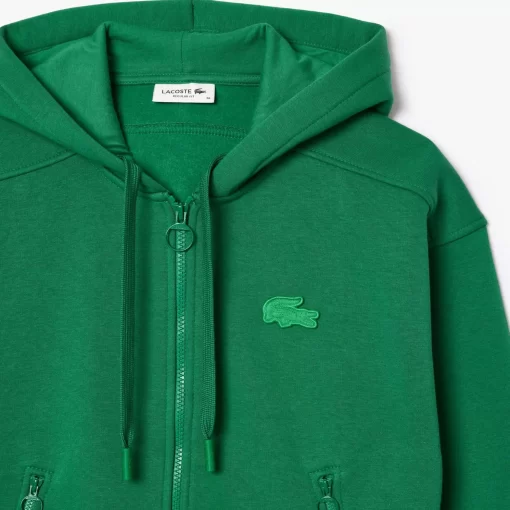 Lacoste Sweatshirts-Zipped Cotton Jogger Sweatshirt