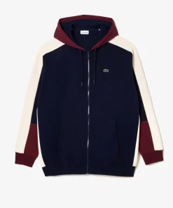 Lacoste Sweatshirts-Zipped Hoodie - Plus Size - Big