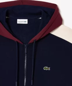 Lacoste Sweatshirts-Zipped Hoodie - Plus Size - Big