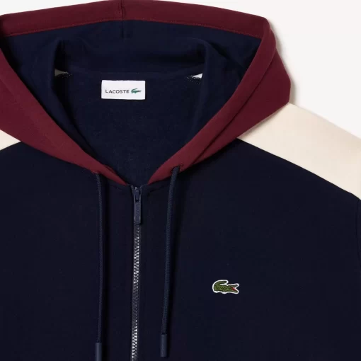 Lacoste Sweatshirts-Zipped Hoodie - Plus Size - Big