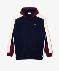 Lacoste Sweatshirts-Zipped Hoodie - Plus Size - Tall