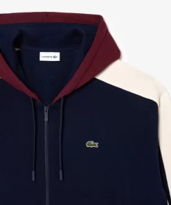 Lacoste Sweatshirts-Zipped Hoodie - Plus Size - Tall