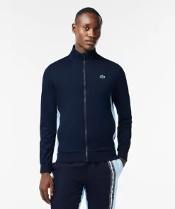 Lacoste Tennis-Zipped Ripstop Tennis Sweatshirt