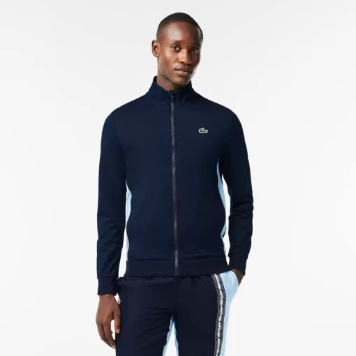 Lacoste Tennis-Zipped Ripstop Tennis Sweatshirt