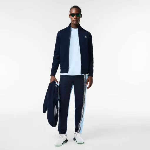 Lacoste Tennis-Zipped Ripstop Tennis Sweatshirt