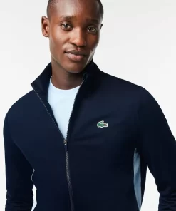 Lacoste Tennis-Zipped Ripstop Tennis Sweatshirt