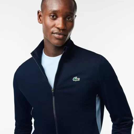 Lacoste Tennis-Zipped Ripstop Tennis Sweatshirt