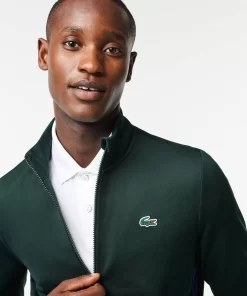 Lacoste Tennis-Zipped Ripstop Tennis Sweatshirt