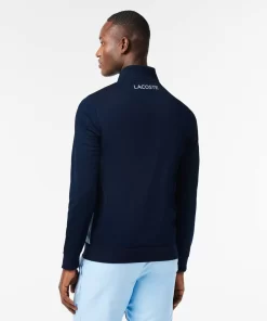 Lacoste Tennis-Zipped Ripstop Tennis Sweatshirt