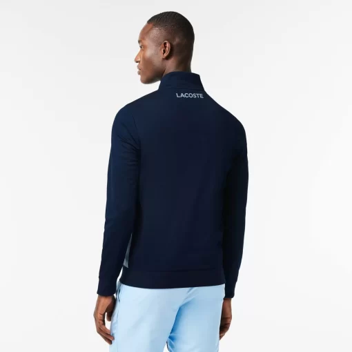 Lacoste Tennis-Zipped Ripstop Tennis Sweatshirt