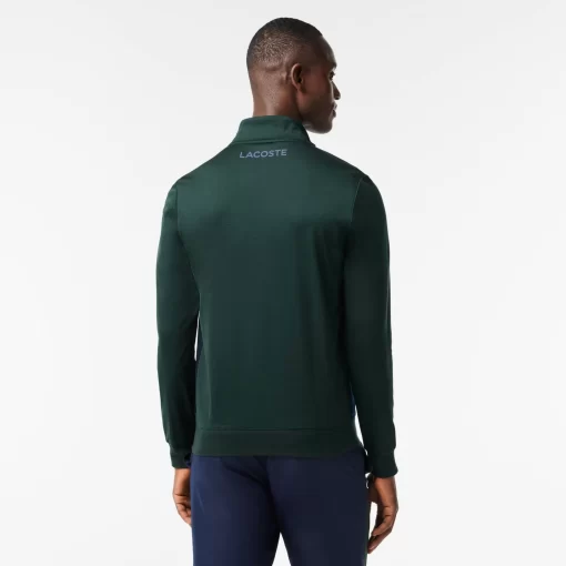 Lacoste Tennis-Zipped Ripstop Tennis Sweatshirt