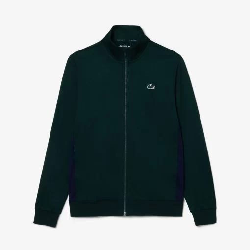 Lacoste Tennis-Zipped Ripstop Tennis Sweatshirt