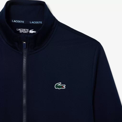 Lacoste Tennis-Zipped Ripstop Tennis Sweatshirt