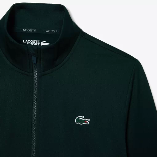 Lacoste Tennis-Zipped Ripstop Tennis Sweatshirt