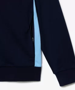 Lacoste Tennis-Zipped Ripstop Tennis Sweatshirt