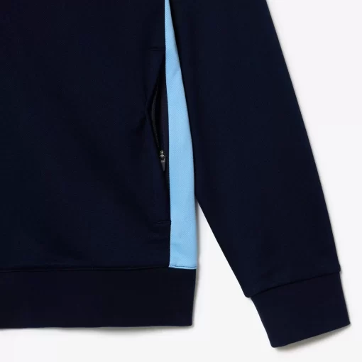 Lacoste Tennis-Zipped Ripstop Tennis Sweatshirt