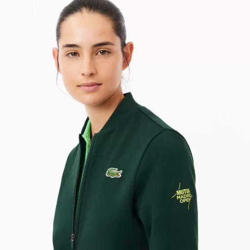 Lacoste Sport Clothing-Zippered Jacket Sweatshirt Mutua Madrid Open Edition