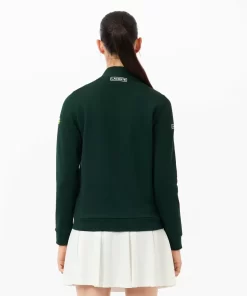 Lacoste Sport Clothing-Zippered Jacket Sweatshirt Mutua Madrid Open Edition