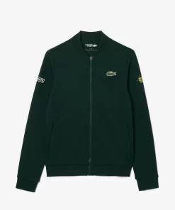 Lacoste Sport Clothing-Zippered Jacket Sweatshirt Mutua Madrid Open Edition