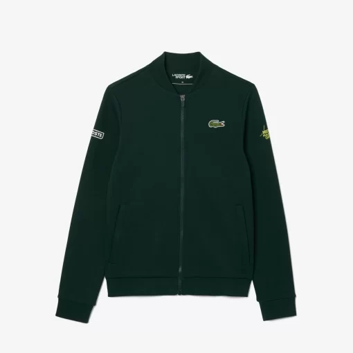 Lacoste Sport Clothing-Zippered Jacket Sweatshirt Mutua Madrid Open Edition