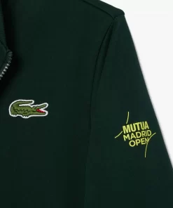 Lacoste Sport Clothing-Zippered Jacket Sweatshirt Mutua Madrid Open Edition