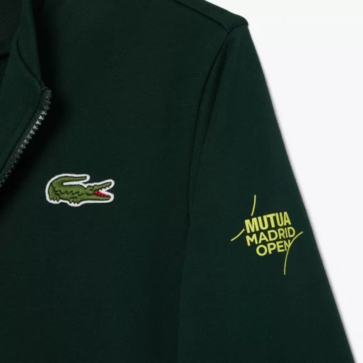 Lacoste Sport Clothing-Zippered Jacket Sweatshirt Mutua Madrid Open Edition