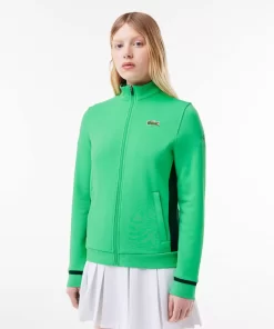 Lacoste Sport Clothing-Zippered Tennis Sweatshirt Mutua Madrid Open Edition