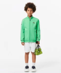 Lacoste Girl Clothing-Zippered Tennis Sweatshirt Mutua Madrid Open Edition