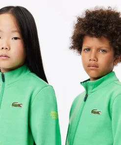 Lacoste Girl Clothing-Zippered Tennis Sweatshirt Mutua Madrid Open Edition