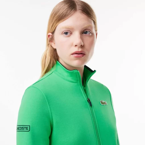 Lacoste Sport Clothing-Zippered Tennis Sweatshirt Mutua Madrid Open Edition