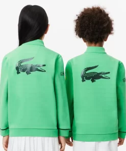 Lacoste Girl Clothing-Zippered Tennis Sweatshirt Mutua Madrid Open Edition