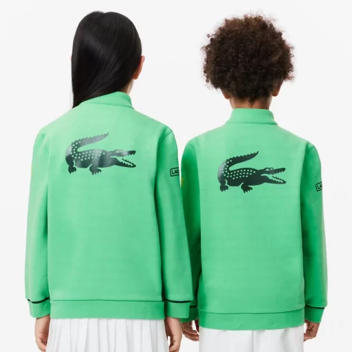 Lacoste Girl Clothing-Zippered Tennis Sweatshirt Mutua Madrid Open Edition