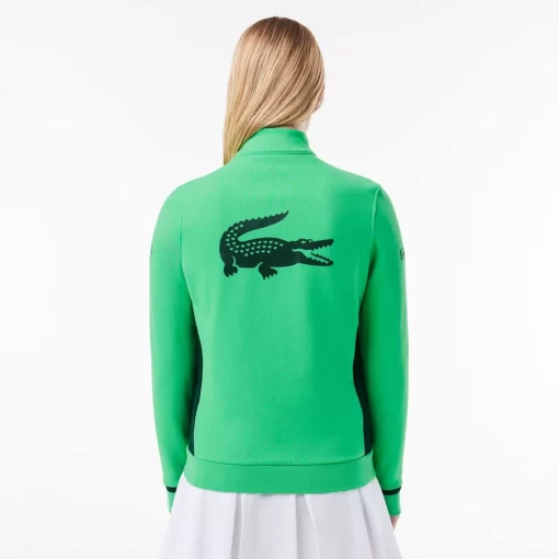 Lacoste Sport Clothing-Zippered Tennis Sweatshirt Mutua Madrid Open Edition