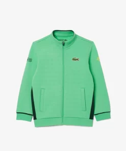 Lacoste Girl Clothing-Zippered Tennis Sweatshirt Mutua Madrid Open Edition