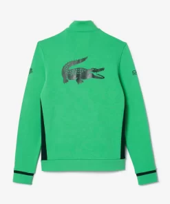 Lacoste Sport Clothing-Zippered Tennis Sweatshirt Mutua Madrid Open Edition