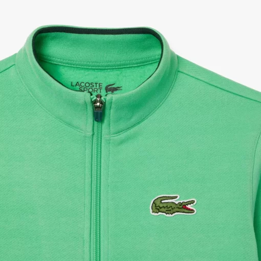 Lacoste Girl Clothing-Zippered Tennis Sweatshirt Mutua Madrid Open Edition