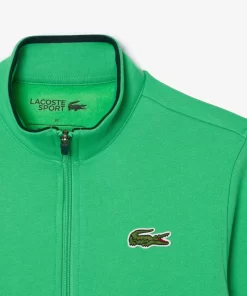 Lacoste Sport Clothing-Zippered Tennis Sweatshirt Mutua Madrid Open Edition